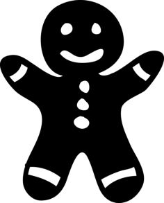 Christmas Cookie Svg Line Art, Free Vectors File